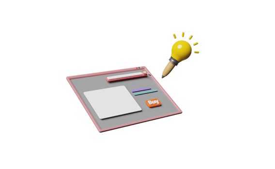3d smartphone with light bulb pencil, buy label tag png