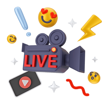 Social Media And Digital Marketing 3D Illustration png