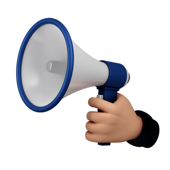 Hand Gesture 3D Illustration. 3D rendering png