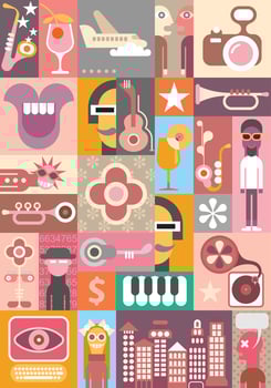Pop Art Poster vector