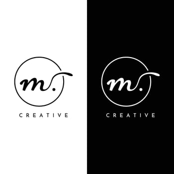 Abstract initial template logo minimalist letter M element.Symbol of modern, elegant, unique and luxurious geometry.Design for corporate business identity. vector