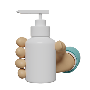 3d cosmetic lotion, foam, liquid Soap bottle, hand holding gel pump style isolated. hand sanitizer container, mock up template concept, 3d render illustration png
