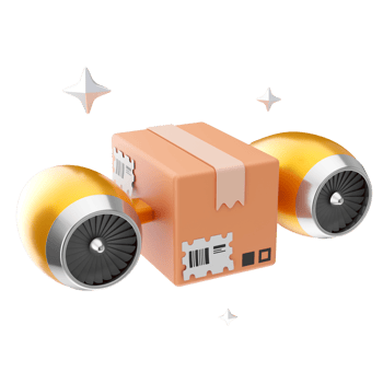 E-Commerce Shopping And Marketing 3D illustrations. 3D rendering png