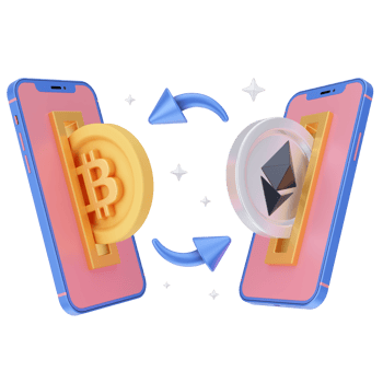 Cryptocurrency 3D Illustration png