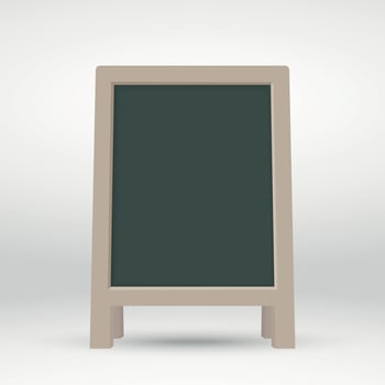 street sandwich board vector