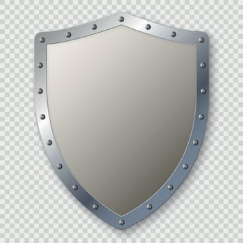 medieval shield vector illustration