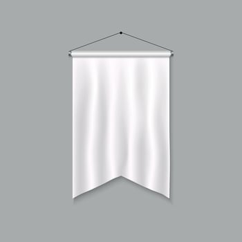 Realistic Pennant Template vector
