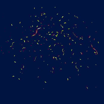 Colorful bright confetti background. Confetti burst. Festive vector illustration