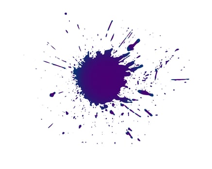 Color ink splashes. Grunge splatters. Abstract background. Grunge text banners vector