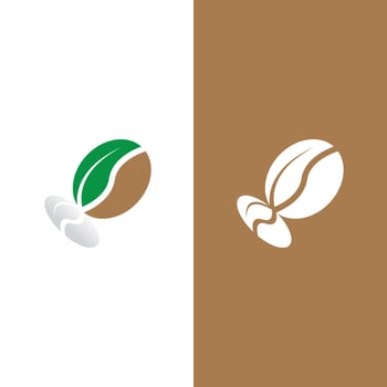 coffee bean icon vector