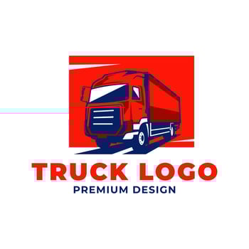 Truck Premium Logo Design vector