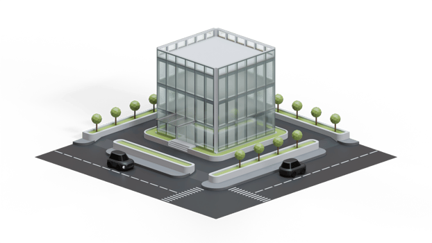 Architectural Buidling 3d Design Element png