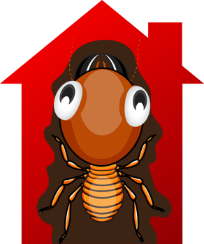 Cute cartoon termite png