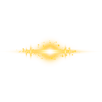 Realistic digital lens flare light effect png