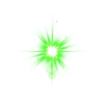 Realistic digital lens flare light effect png