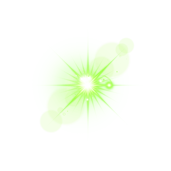 Realistic digital lens flare light effect png