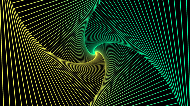 Colorful Hypnotic spiral vector illustration