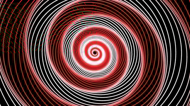 Colorful Hypnotic spiral vector illustration