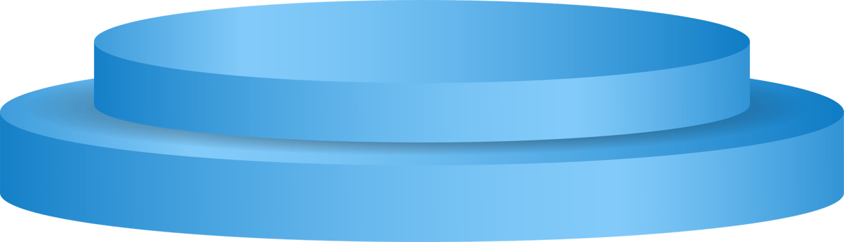 Elegant Blue Ice Plain Podium 2 Stage Perfect For Element Design Advertising or Social Media Promotion png