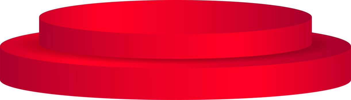 Elegant Red Plain Podium 2 Stage Perfect For Element Design Advertising or Social Media Promotion png
