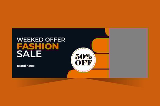 Fashion Sale Facebook Cover vector