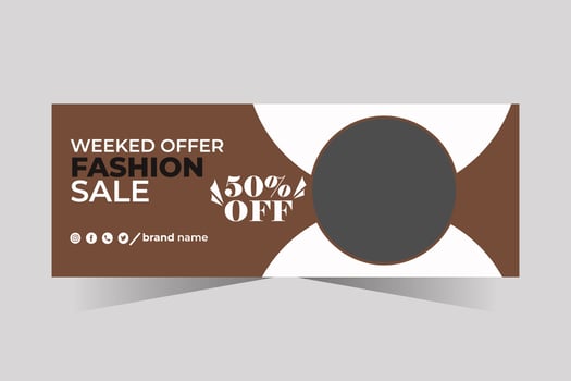 Fashion Sale Facebook Cover vector