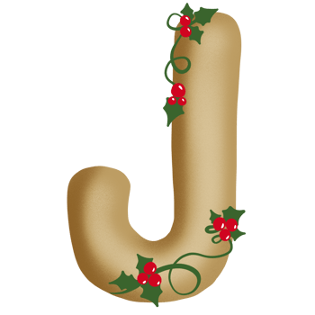 Merry Christmas Alphabet Set png