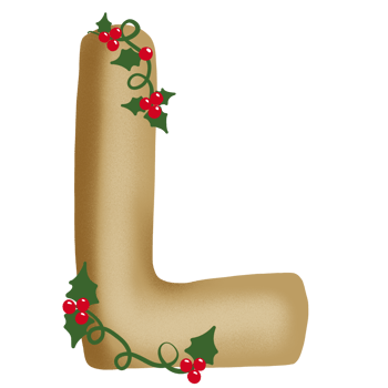 Merry Christmas Alphabet Set png
