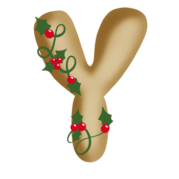 Merry Christmas Alphabet Set png