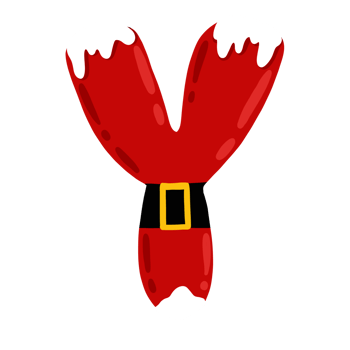 Merry Christmas Alphabet Set png