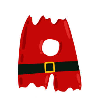 Merry Christmas Alphabet Set png