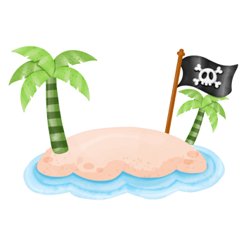 island watercolor Clipart png
