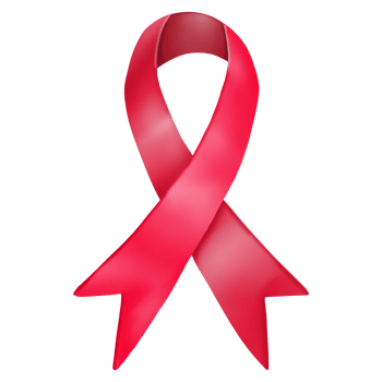 Red ribbon HIV, World AIDS day, Digital painting png