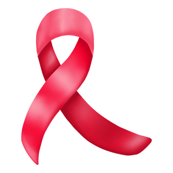 Red ribbon HIV, World AIDS day, Digital painting png