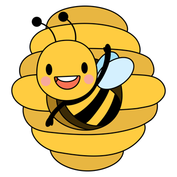 Honey Bee Filled Clipart png