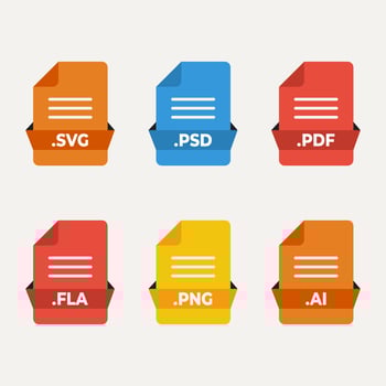 File type icon vector image