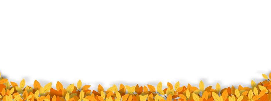 Autumn background with orange and yellow leaves frame, Vector Illustration banner border design for Fall Sale, Discount or Promotion. png