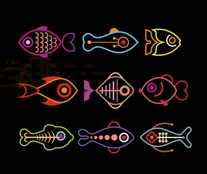 Aquarium Fish vector illustration