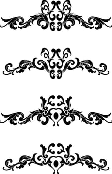 Vintage Classic Text Separator or Border Decorative Ornament vector