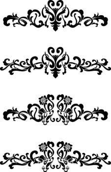 Vintage Classic Text Separator or Border Decorative Ornament vector