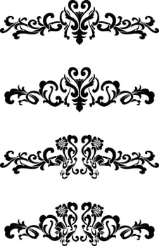 Vintage Classic Text Separator or Border Decorative Ornament vector