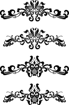 Vintage Classic Text Separator or Border Decorative Ornament vector