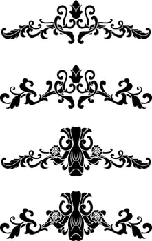 Vintage Classic Text Separator or Border Decorative Ornament vector