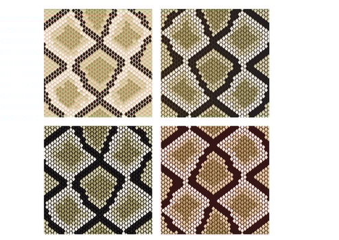 Snake skin pattern vector
