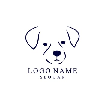 dog logo design simple design dog profit pet shop vector logo animal logo