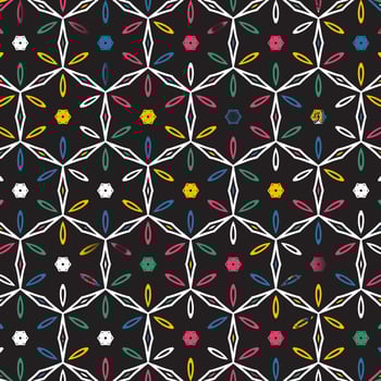 abstract seamless pattern with lines vector