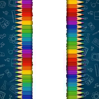 Back to school background vector