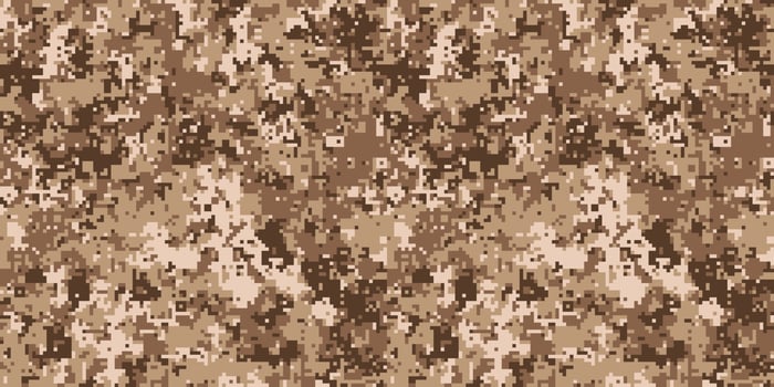 Pixel camouflage for a soldier army uniform. Modern camo fabric design. Digital military vector background.