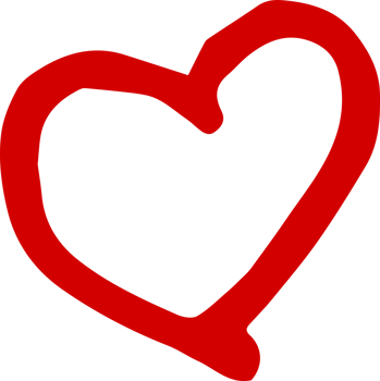 cute love icon in marker illustration style png