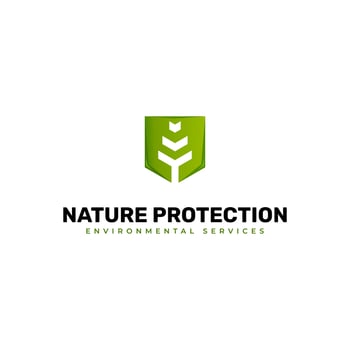 Minimalist and modern logo design for nature shield. tree shield logo vector icon illustration. vector format.